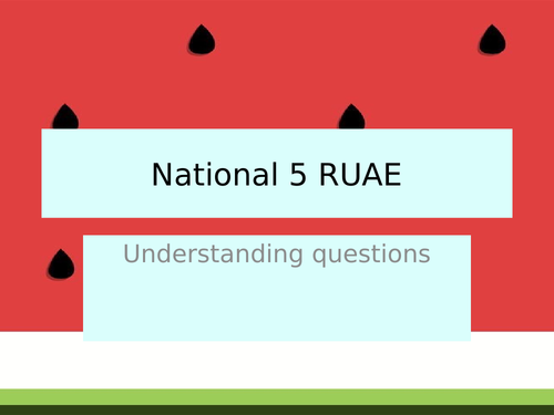 RUAE/Reading Comprehension Understanding and Analysis Questions