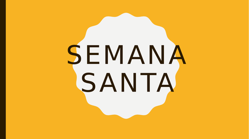 Semana santa (spanish easter)