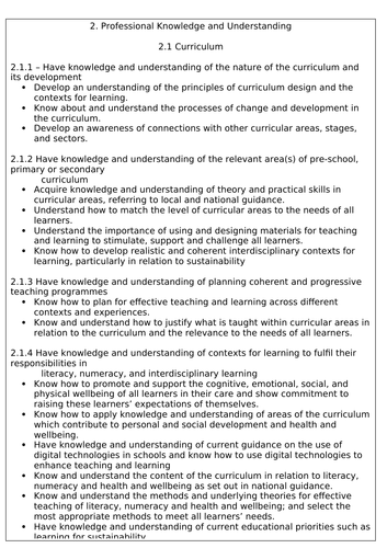 Standards for Provisional Registration - GTCS