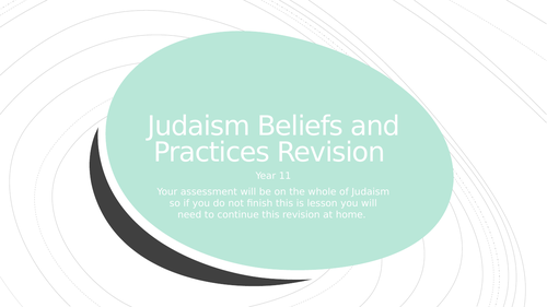 AQA GCSE Judaism Revision Work book