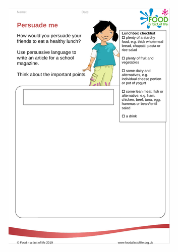 The amazing lunchbox - persuade me