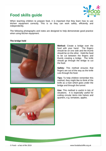 Cooking: There are a number of basic food skills