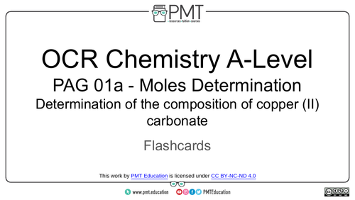 OCR (A) A-level Chemistry Practical Flashcards