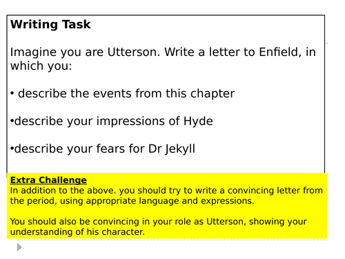 Introduction to Jekyll and Hyde and GCSE - Part 2