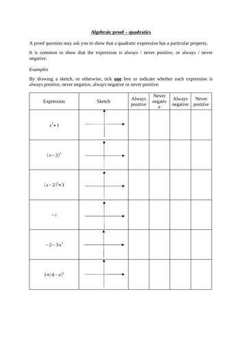 Algebraic proof (new GCSE 9-1 Maths)