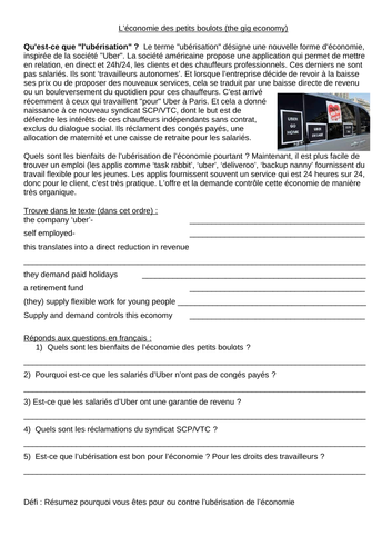 A2 How the gig economy affects workers rights