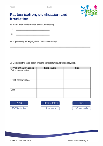 Food Processing - Pasteurisation