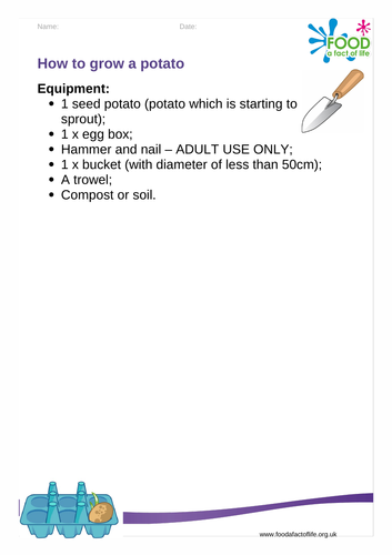 The bucket garden- how to grow a potato