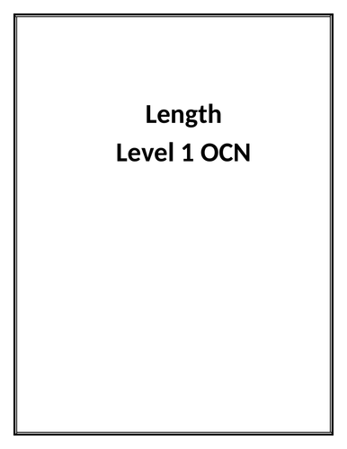 Length Level 1 OCN (SEN)