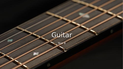 Classical Guitar Scheme of Work