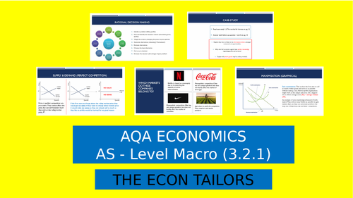 AQA AS level Economics, Macroeconomics (3.2.1 COMPLETE) - THE ECON TAILORS