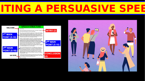 Writing a persuasive speech (Internet theme) Functional Skills English