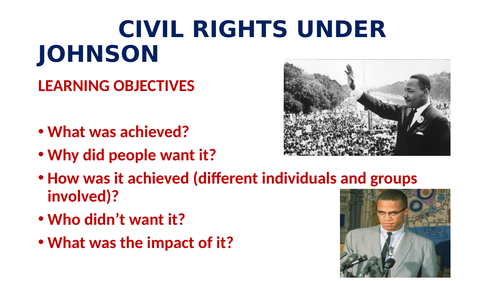 A LEVEL HISTORY - PRESIDENT JOHNSON AND CIVIL RIGHTS