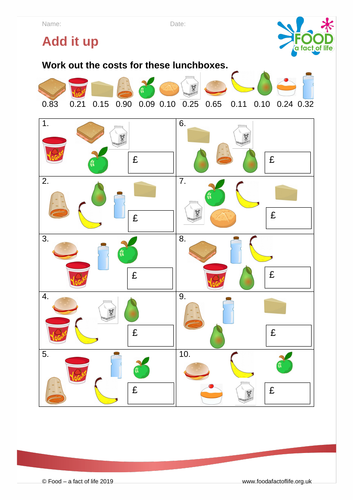 The amazing lunchbox- add it up