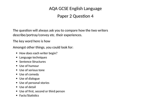 GCSEAQAEnglishLanguagePaper2Q.4Grid