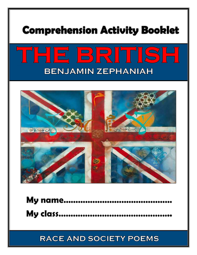 The British - Benjamin Zephaniah - Comprehension Activities Booklet!