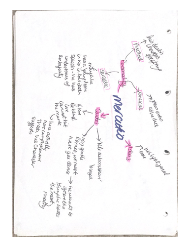 Romeo & Juliet Character Mindmaps (with bonus context sheets)