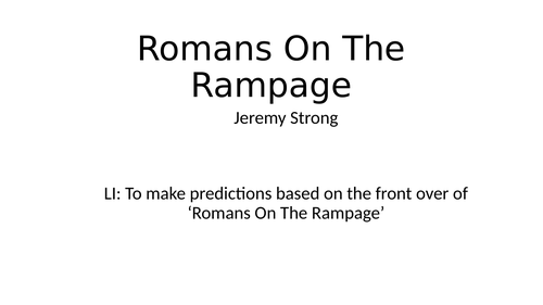 Romans on a Rampage predictions