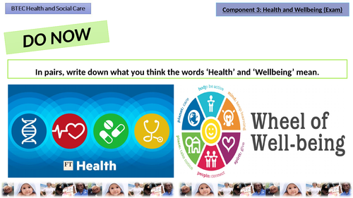 Component 3: Health and Wellbeing (LA A: Factors)