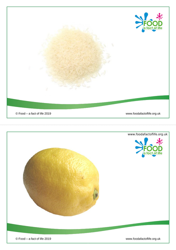 Healthy Eating - World Food Cards