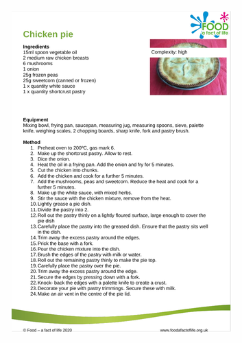 Cook Club - Chicken Pie