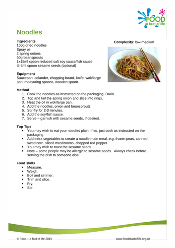 Noodles Recipe