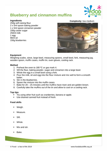 Brilliant Baking -Blueberry Muffins Recipe