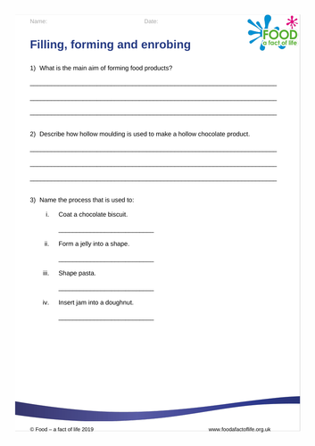 Food Processing - Forming, Filling and Enrobing