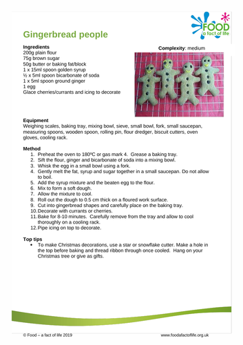 Brilliant Baking -Gingerbread People Recipe