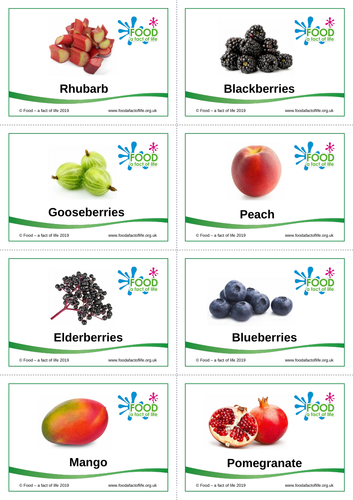 Fruit cards