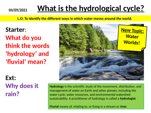 Water Worlds - The Water Cycle