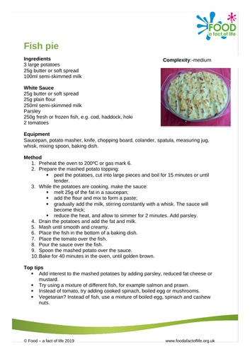 Fish Pie Recipe