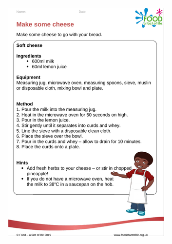 The bread stories- make some cheese