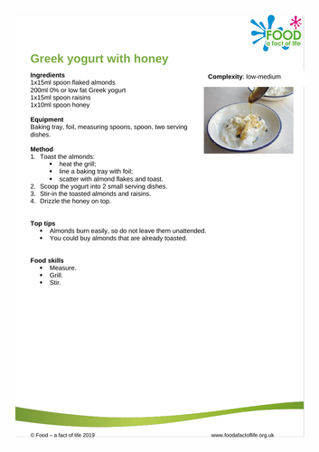Greek Yogurt with Honey Recipe