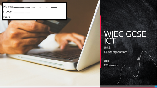 WJEC  ICT Unit 3 -  E-Commerce