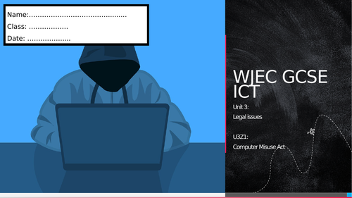 WJEC ICT Unit 3 - Computer Misuse Act