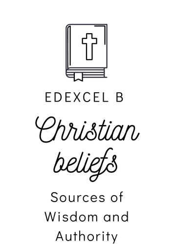 Christian Beliefs Sources of Wisdom and Authority Posters