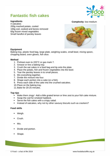 Fantastic fish cakes