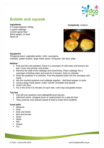 Bubble and Squeak Recipe