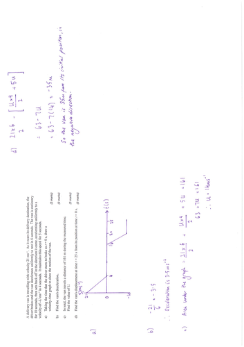 Exam questions on Mechanics (+Solutions)