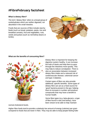 Fibre pack - Fibre factsheet