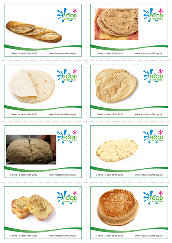 What bread am I? cards