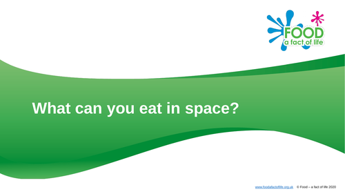 What can you eat in space?