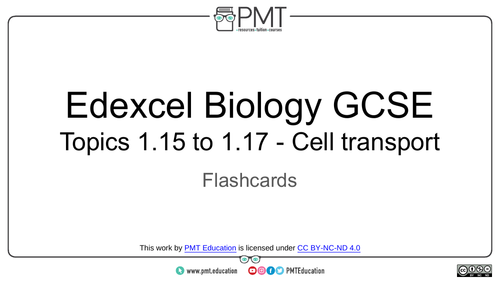 Edexcel GCSE Biology Flashcards