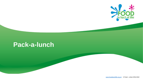 Food life skills - Module 3 Pack A Lunch