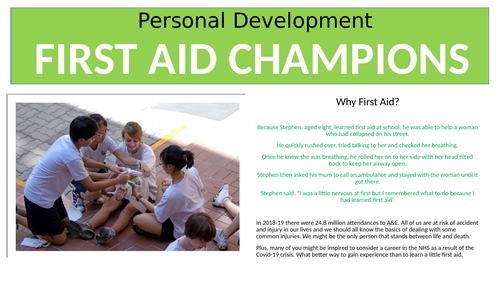 First Aid Champions walkthrough