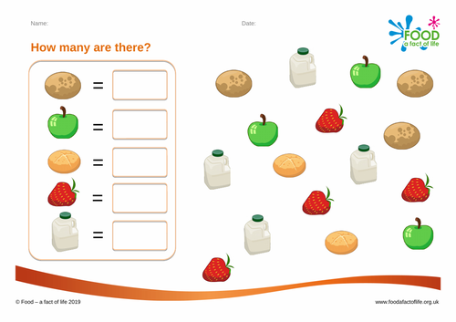 Counting 1 worksheet | Teaching Resources