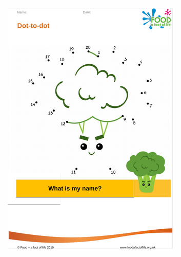 Dot to dot - Broccoli