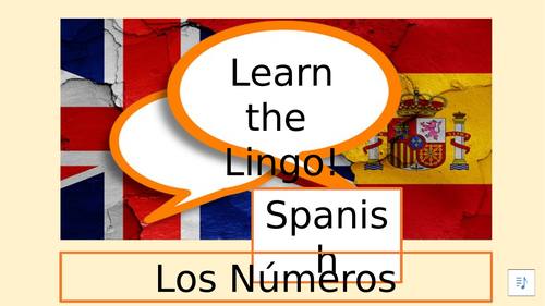 Learn the Lingo Spanish Numbers 1-12 (an introductory video, ideal for cover)