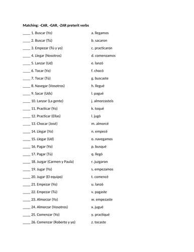 Spanish Worksheets: KS3, KS4, GCSE Language Teaching Resources ǀ Tes